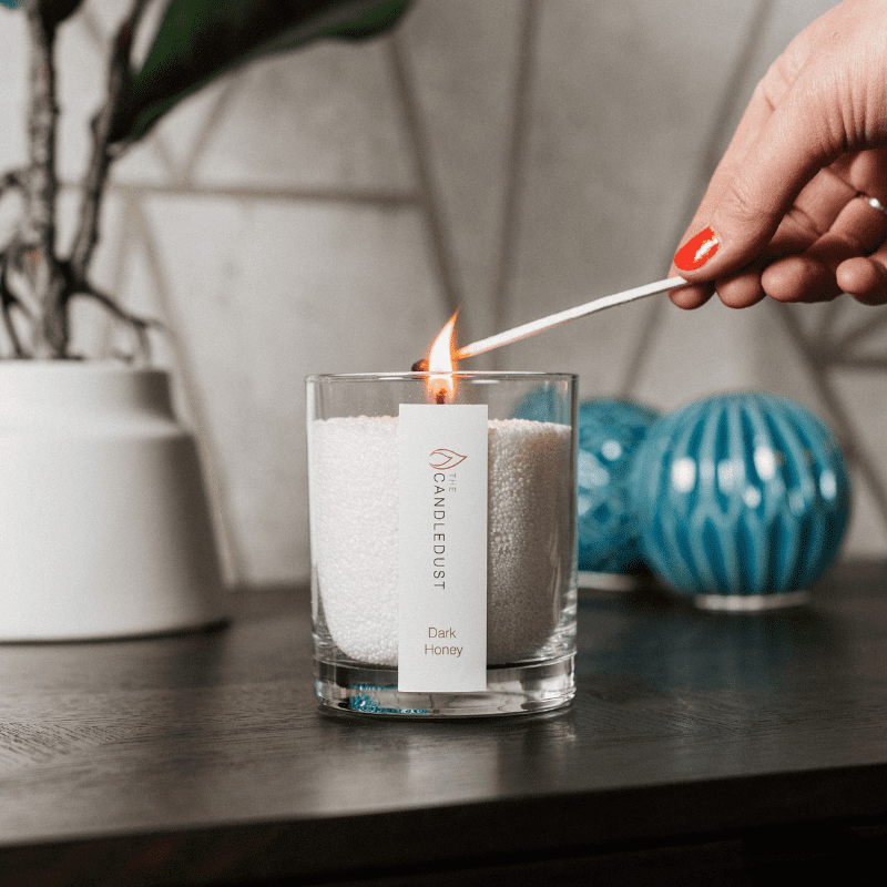 Powdered Powdered Candle in Glass - Gin+Tonic 160g