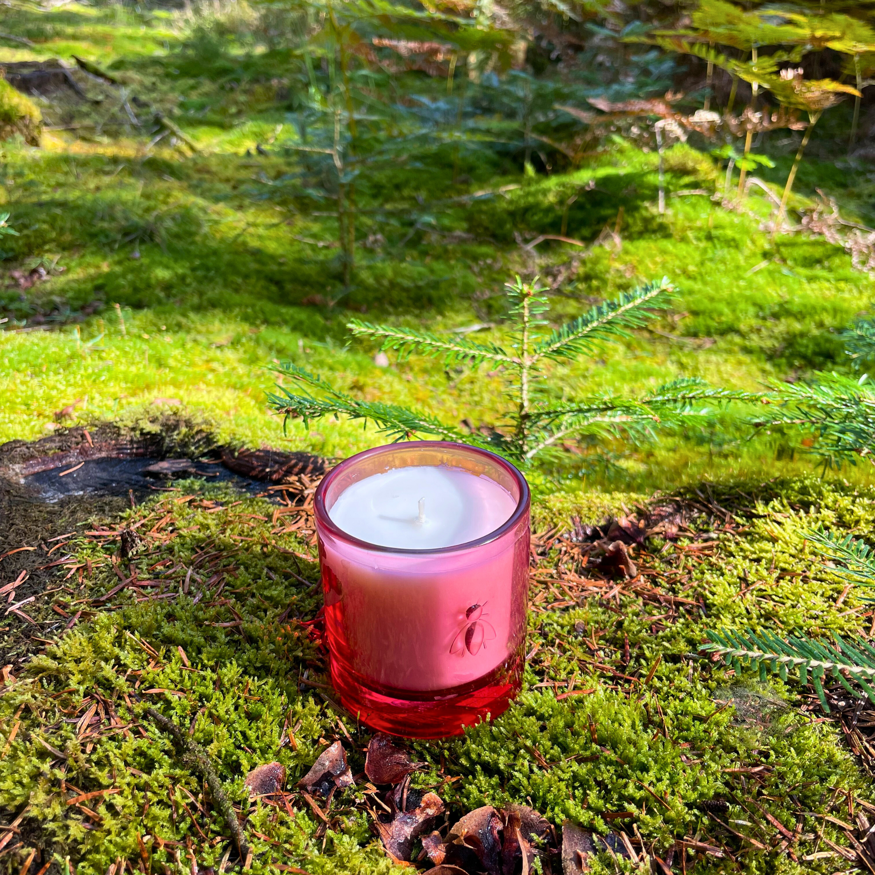 Cherry Blossom Bee Candle