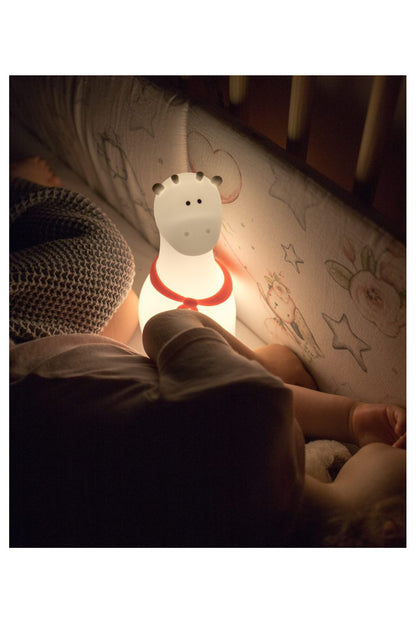 Giraffe Silicone Lamp - White